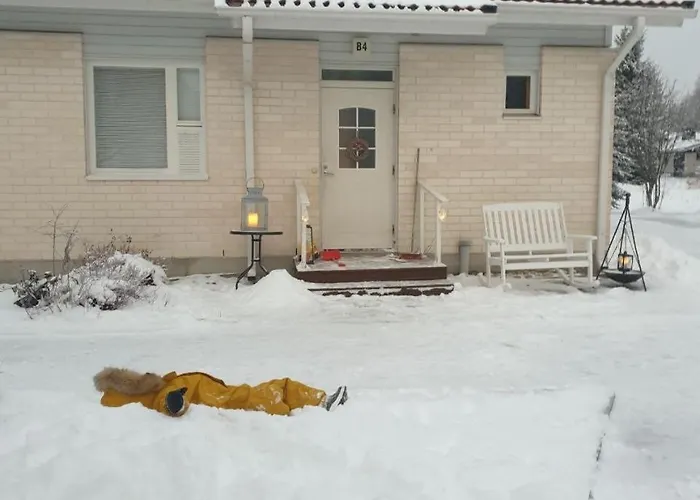 アパート Quiet With Sauna Near Santas Village ロヴァニエミ