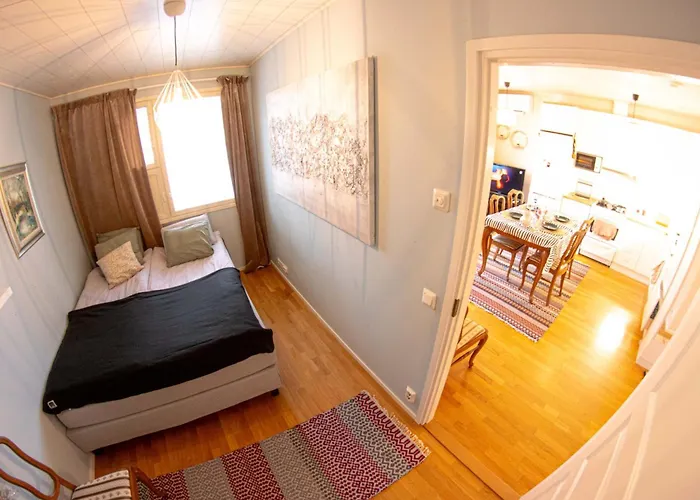 Quiet With Sauna Near Santas Village アパート *