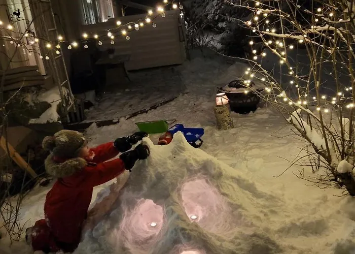 Quiet With Sauna Near Santas Village