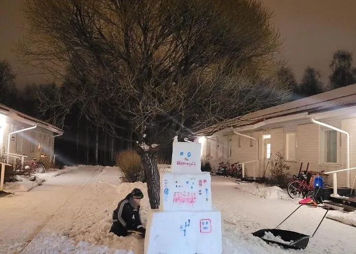Quiet With Sauna Near Santas Village アパート *